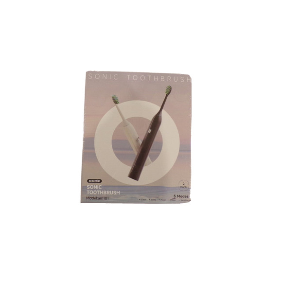 Sodentist Sonic Toothbrush 2 Pack, Black and Pink - Picture 1 of 2